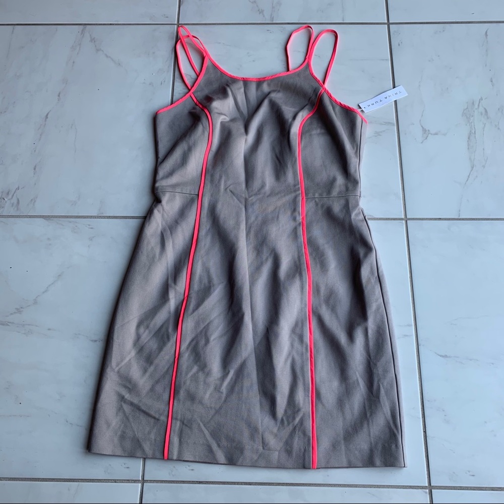 Trina Turk 'Yvette' Ponte Sheath Dress taupe pink - Picture 3 of 10